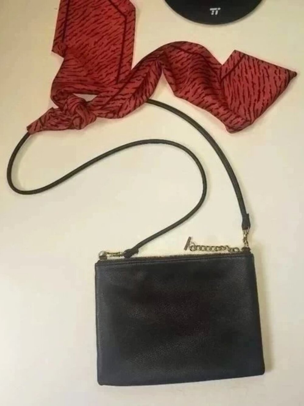 H&M Evening Purse Crossbody, Black, Removable Strap
